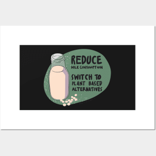 Reduce milk consumption Posters and Art